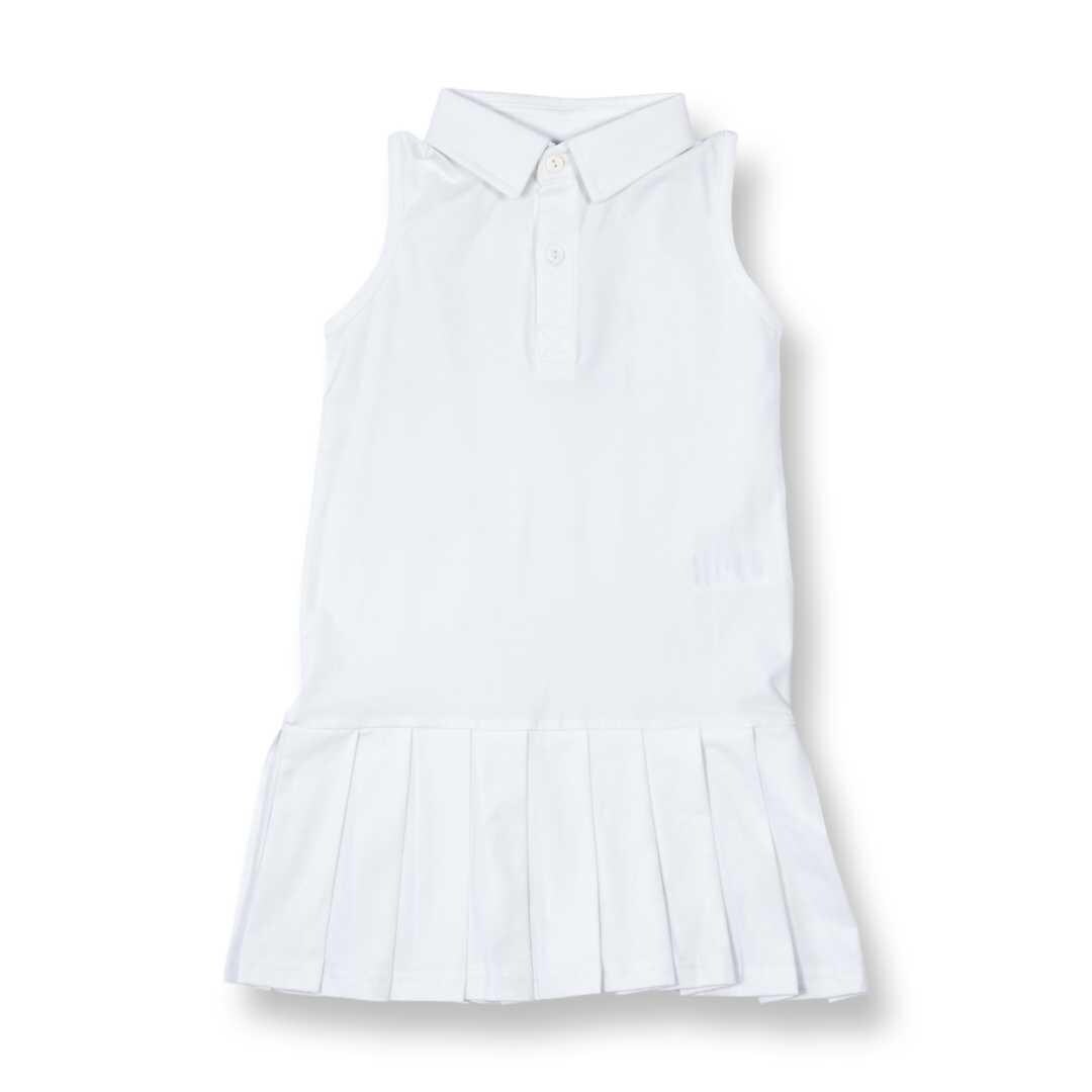 White Pleated Tennis Dress - Etsy