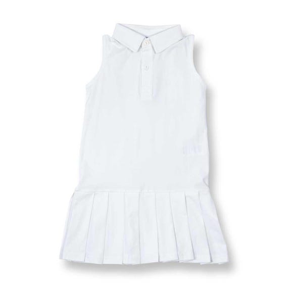 white pleated tennis dress White Pleated Tennis Dress for Effortless Style