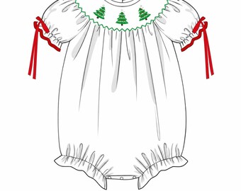Quinn Smocked Bubble