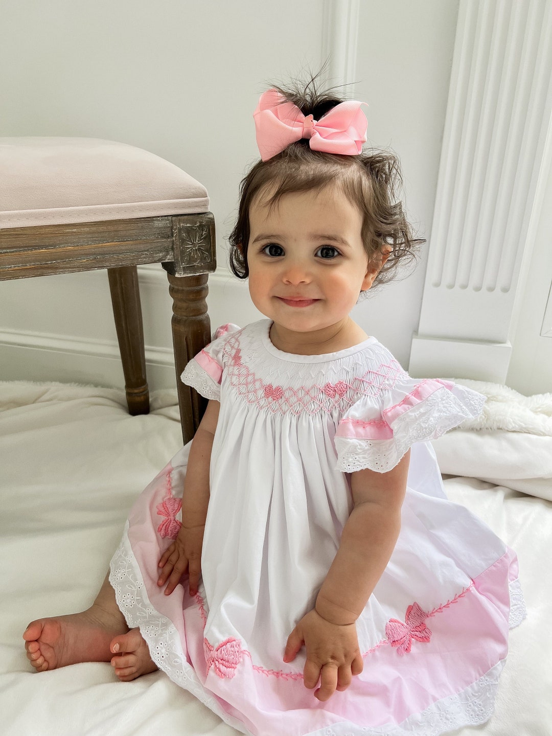 Belle bow dress