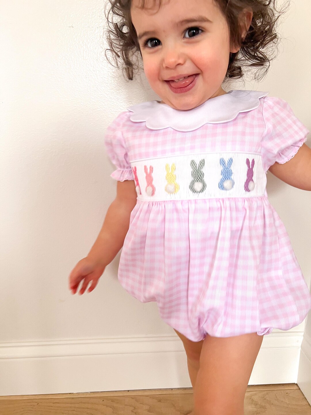 Easter Gingham - Little Lamb Betty Bloomer