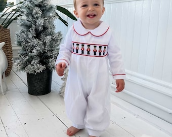 Nutcracker Smocked Longall