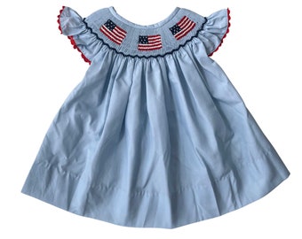 Patriotic in Blue Dress