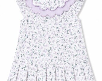 Millie Tennis Dress in Lavender Florals