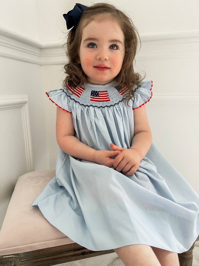 Patriotic in Blue Dress