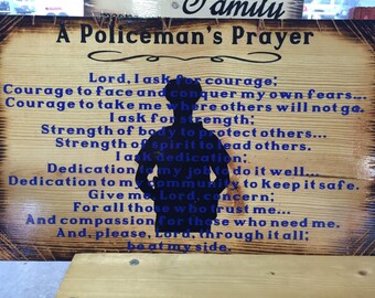 Ein Polizeigebet/Feuerwehrgebet