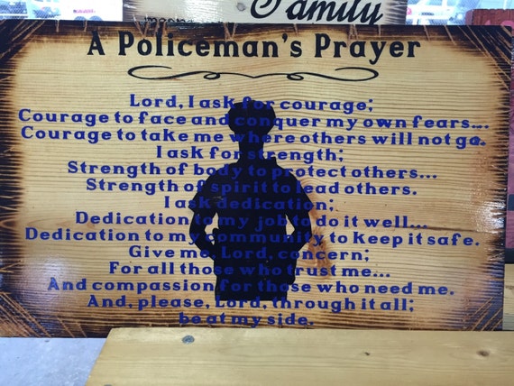 A policeman's Prayer/A Fireman's Prayer