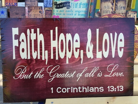 Faith, Hope, & Love