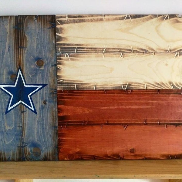 Dallas Cowboys Texas Flag