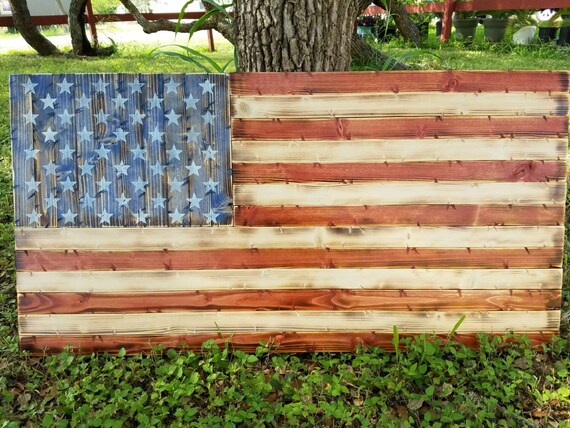 Deluxe Rustic American Flag