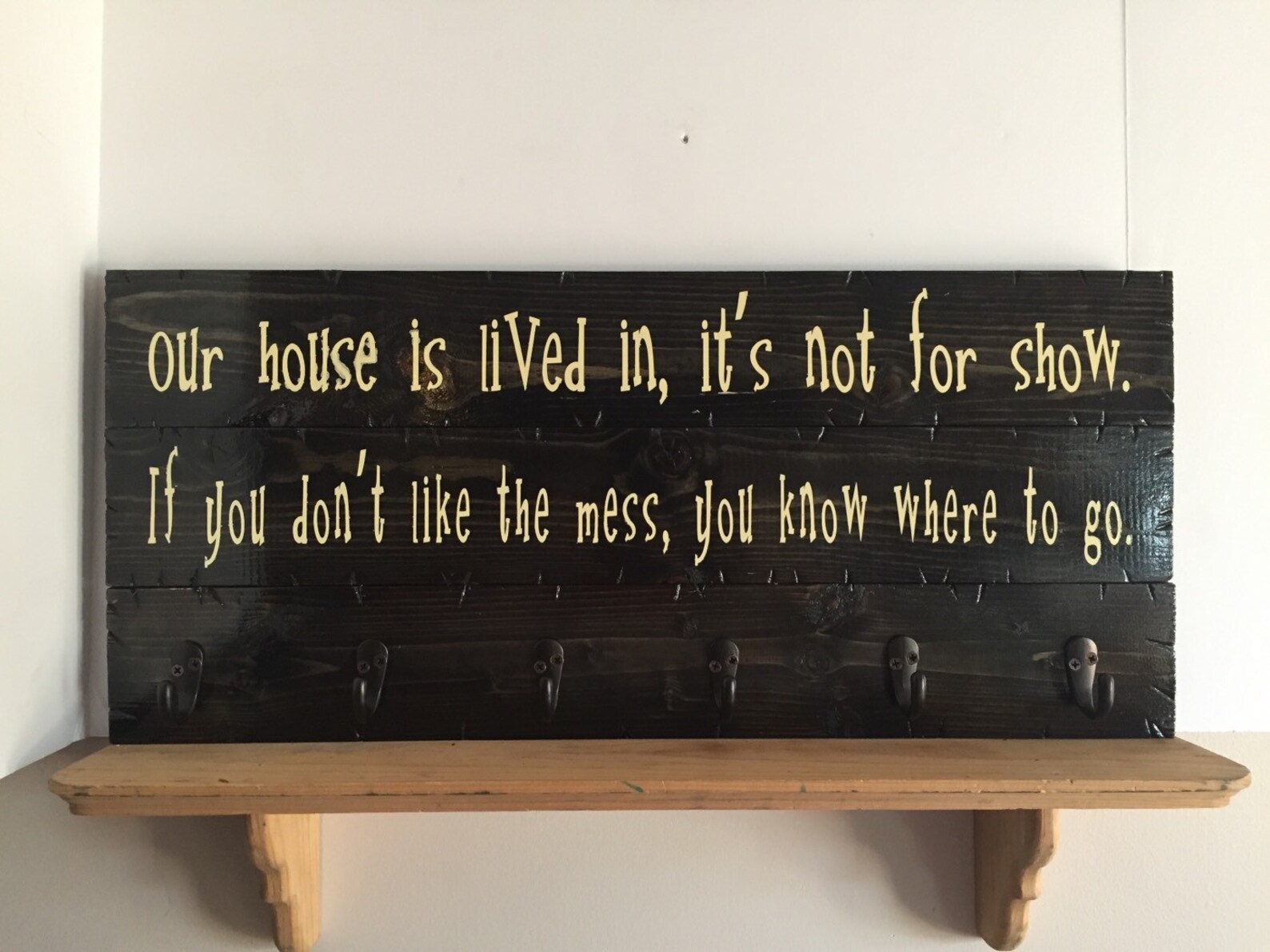 Our House Coat Rack Etsy