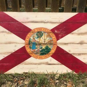 Rustic Florida Flag