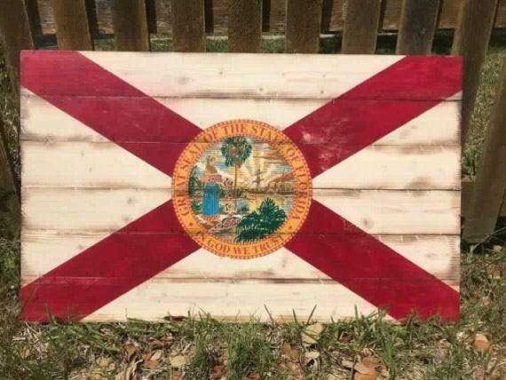 Rustic Florida Flag