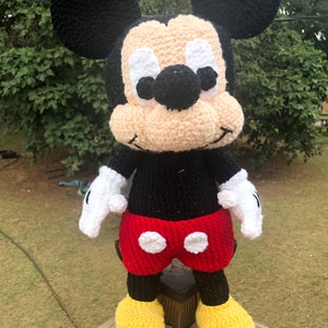 Micky Mouse Crochet Plushie
