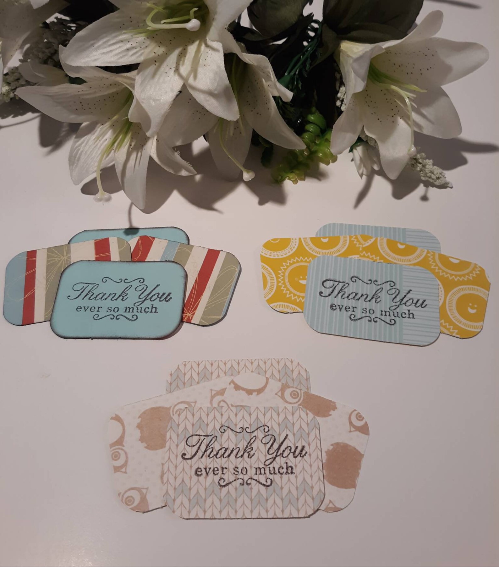 Seller Thank You Cards 24 Piece Sets Choose One Design Etsy