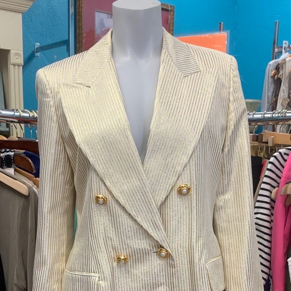 Vintage Escada by Margaretha Ley Double Breasted Blazer