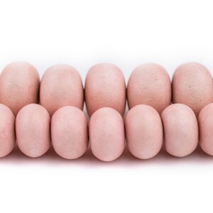 16 Brown Wood Rondelle Abacus Beads - 12x5mm For Jewelry Making