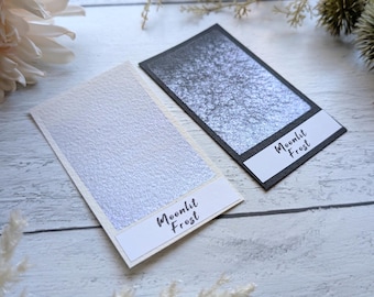 Moonlit Frost | Handmade Watercolor | Pearlescent Lavender with Violet Shimmer
