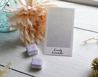 L0vely Lavender | Handmade Watercolor | Matte Pastel Purple