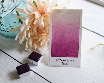 Ultramarine Rose | Handmade Watercolor | Matte Rose (PR259)