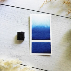 Midnight Sky | Handmade Watercolor | Half pan, Full Pan, Watercolor Supplies, Artist-grade Watercolor, Artisanal Watercolor