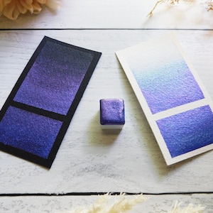 Royal | Handmade Watercolor | Mica / Metallic Paint - Half pan, Full pan Calligraphy, Lettering, and/or Painting