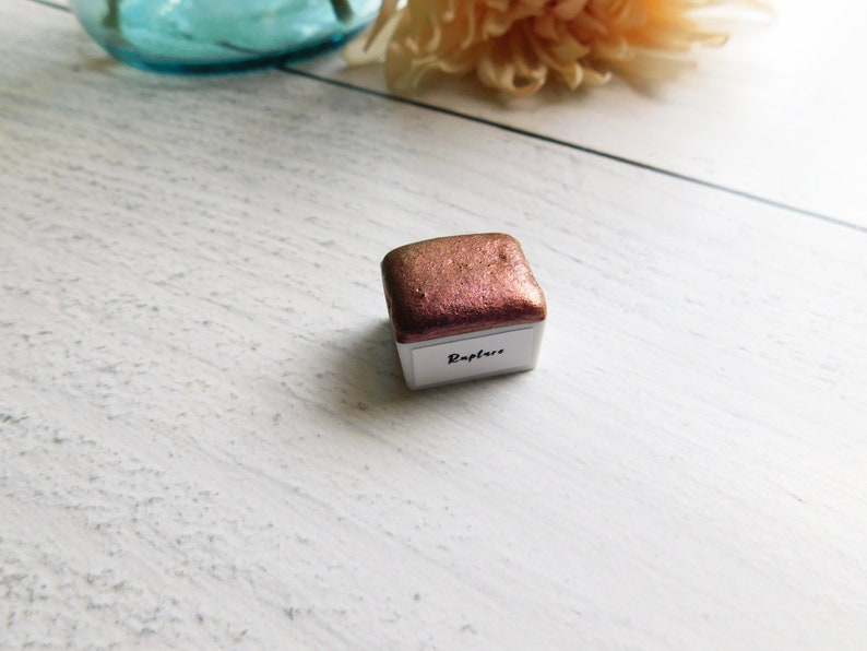 Rapture Handmade Watercolor Mica / Metallic Paint Half Pan, Full Pan