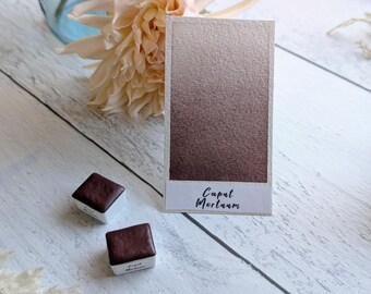 Caput Mortuum | Handmade Watercolor | Matte Reddish Brown