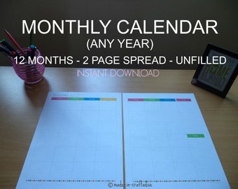 daily planner 2017 pdf everyday planner calendar 2017 etsy