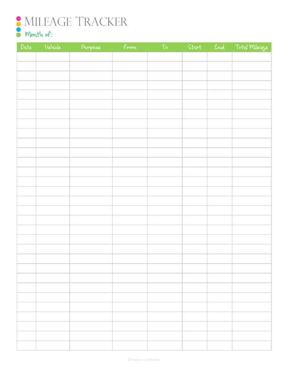 Mileage Tracker PDF Planner automobile mileage log or | Etsy Mileage Tracker PDF Planner automobile mileage log or | Etsy