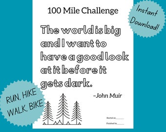 100 Mile Challenge - Walk, Hike, Run, or Bike. Set a goal and track your progress.