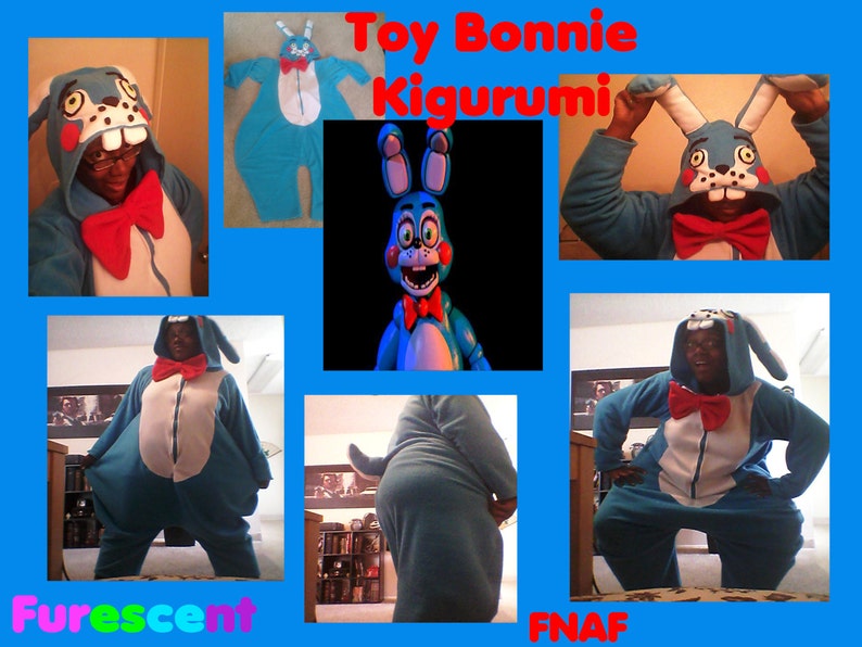 FIVE NIGHTS at FREDDYS Toy Bonnie Kigurumi Oneies