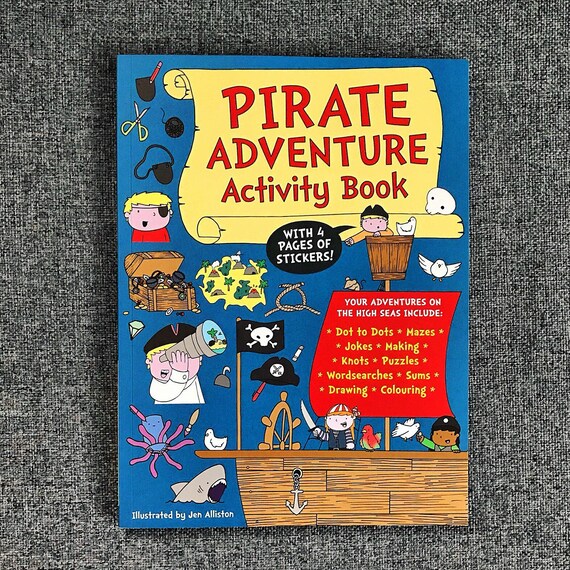 pirate adventure activity book fun children s book with etsy il 570xn 1475497222 lwwg jpg