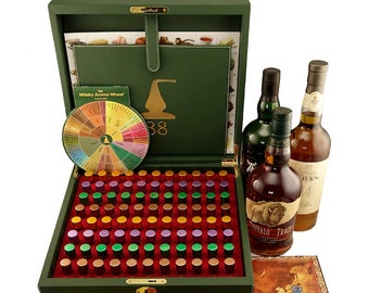 Master Whisky Aroma Tasting Kit - 88 whisky aromas (includes the Whisky Aroma Wheel)