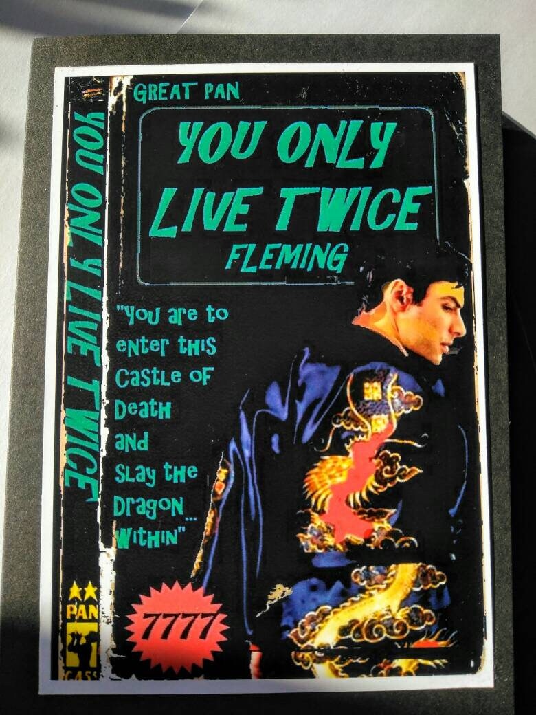 James Bond In You Only Live Twice Greeting Card Etsy