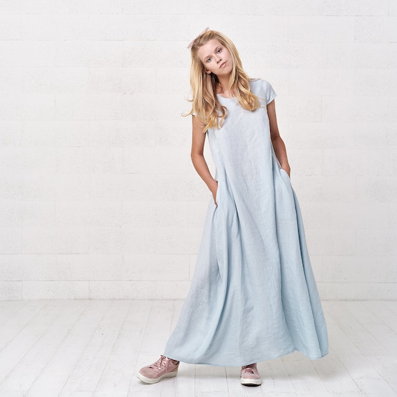 a line semi formal dress with sleeves Ladivine CD243 main image 0