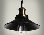 Industrial Steel Ceiling Lamp - pendant lamp - edison bulb - vintage style - industrial style - hanging lamp - ceiling lamp - lighting