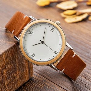 Custom Watch, Christmas Gift, Engraved Watch, Unisex Wood Watch, Birthday Gift, Personalized Gift, Anniversary Gift, Wooden Wristwatch