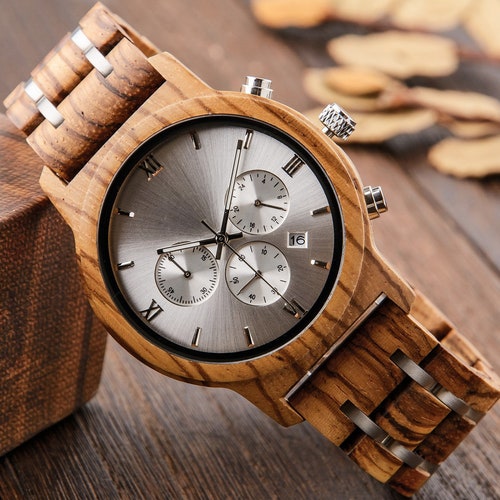 Custom Watch for Men Engraved Watch Wood Watch Personalized Etsy