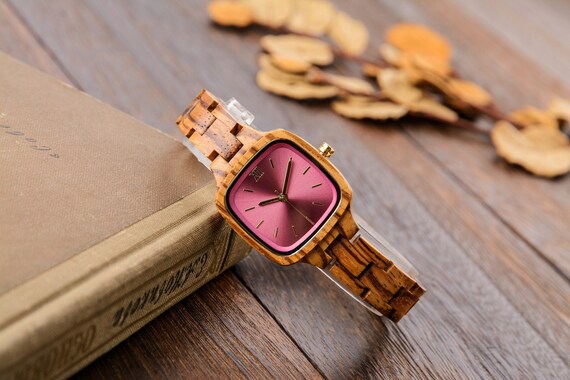 Personalized Watch Engraved Watch for Women Custom Birthday Gift Custom Wood Watch Wood Casual Watch for Her Bridesmaid Gift Ideas Etsy