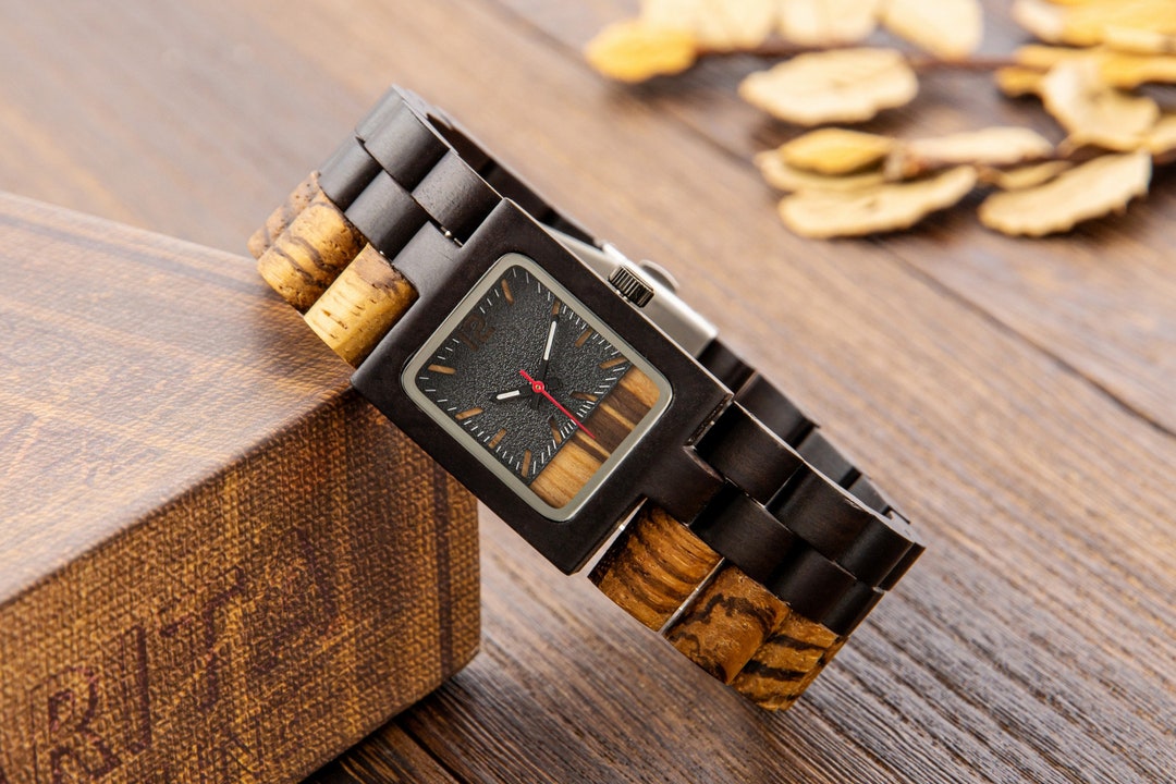 Holzuhr Herrenuhr Holzoptik Uhren Herren Holz, Herrenuhr Holzoptik