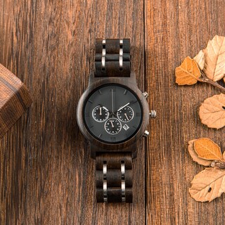 GREENTREEN Orologio In Legno Uomo: Naturale, Leggero E Con Movimento Giapponese