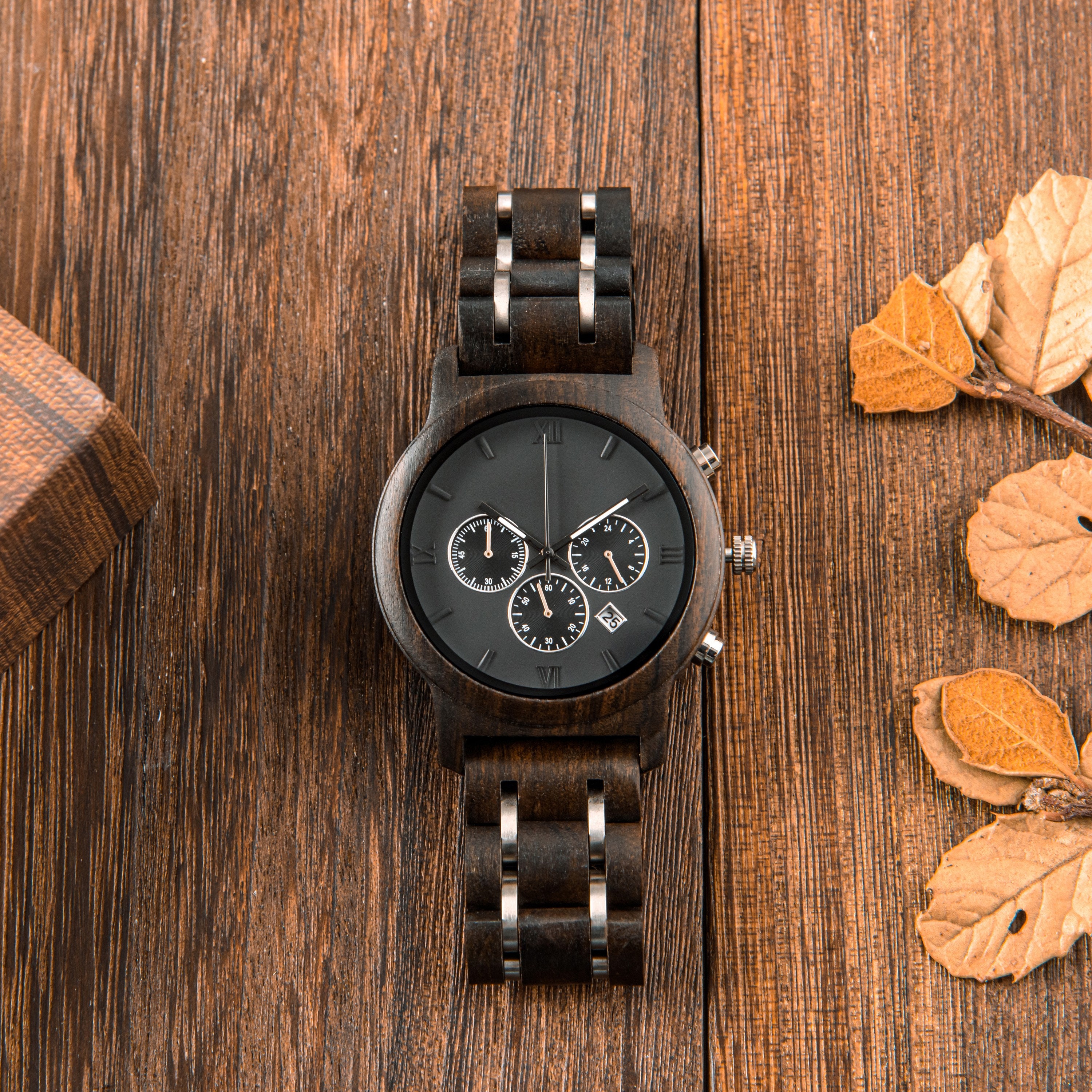 GREENTREEN Orologio In Legno Uomo: Naturale, Leggero E Con Movimento Giapponese