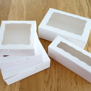 10/12x Gift Boxes (5 sizes), Christmas Cookie Box, Wedding Cake Box, Baby Shower Favour, Macaron Display Box
