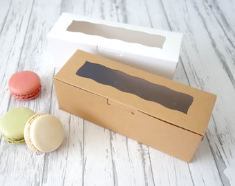 Gift Boxes (Kraft/White), Long Macaron Box, Mini Cupcake, Soap Box, Wedding Baby Shower Bomboniere, Cake Box