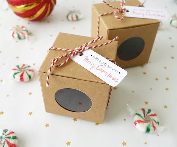 Christmas Cookie Boxes Set 2 Sizes, Xmas Cupcake Boxes, Cute Gift Box,  Macarons, Chocolate Box, Christmas Gift Box 