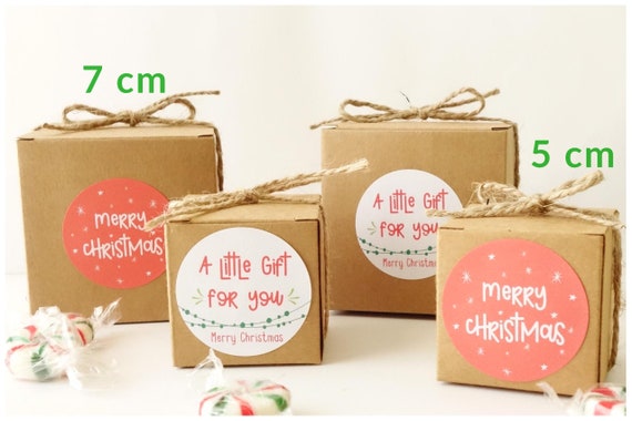 Christmas Cookie Boxes Set, Xmas Truffle Boxes, Cute Gift Box, Party Treat  Box, Macarons, Chocolate Box, Lollies Bag 