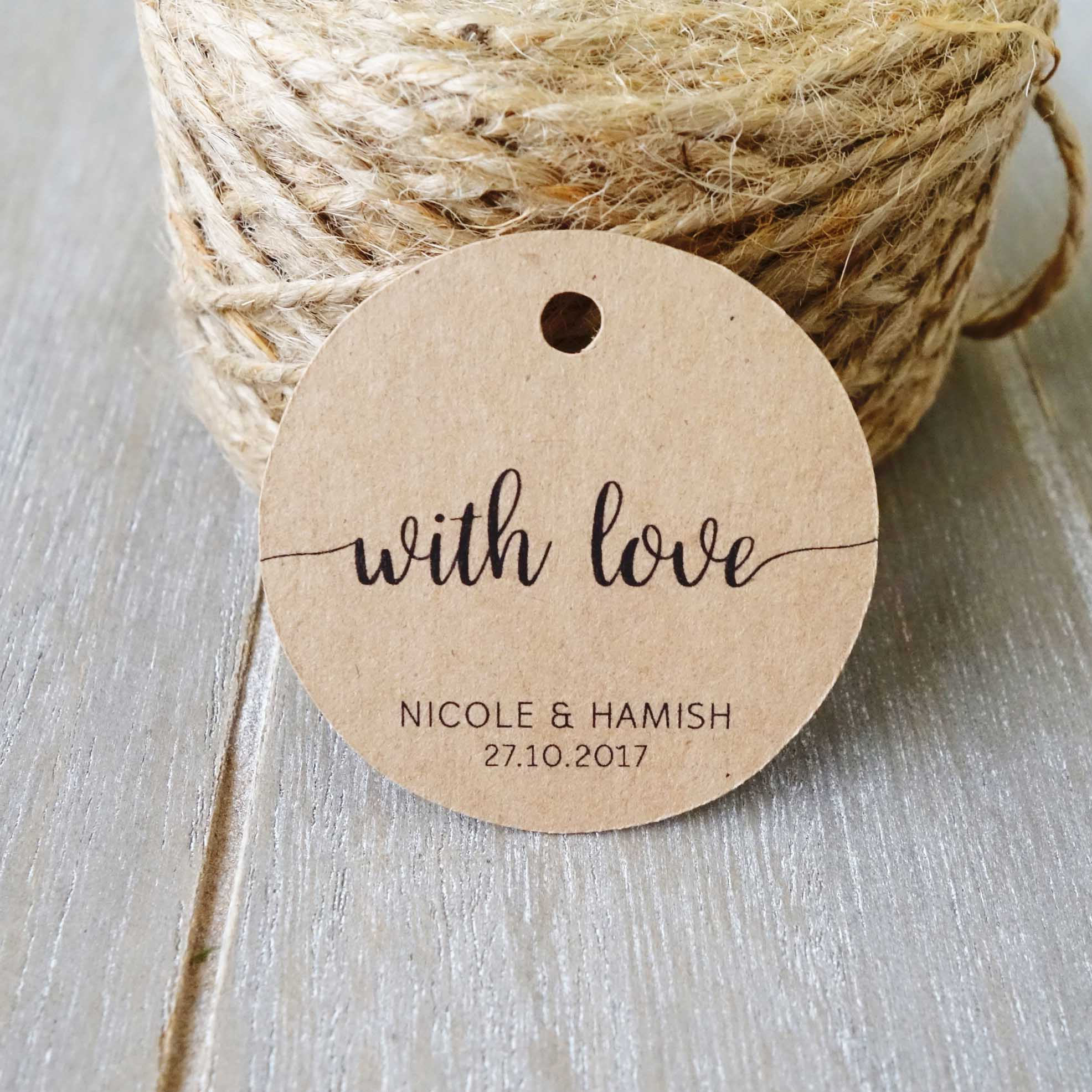 Wedding Favour Tags 1.8
