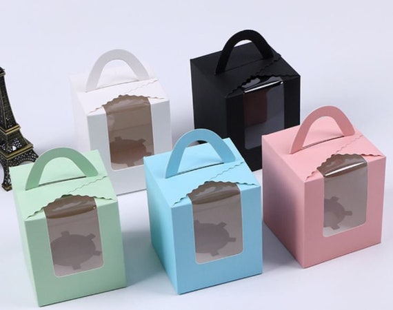 BULK SPECIAL 120x Single Cupcake Carrier Boxes, Candle Box, Cookie