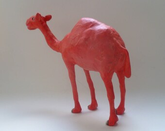 Red Camel Sculpture Camel Figurine Red Animal Fantasy Art - Etsy Denmark